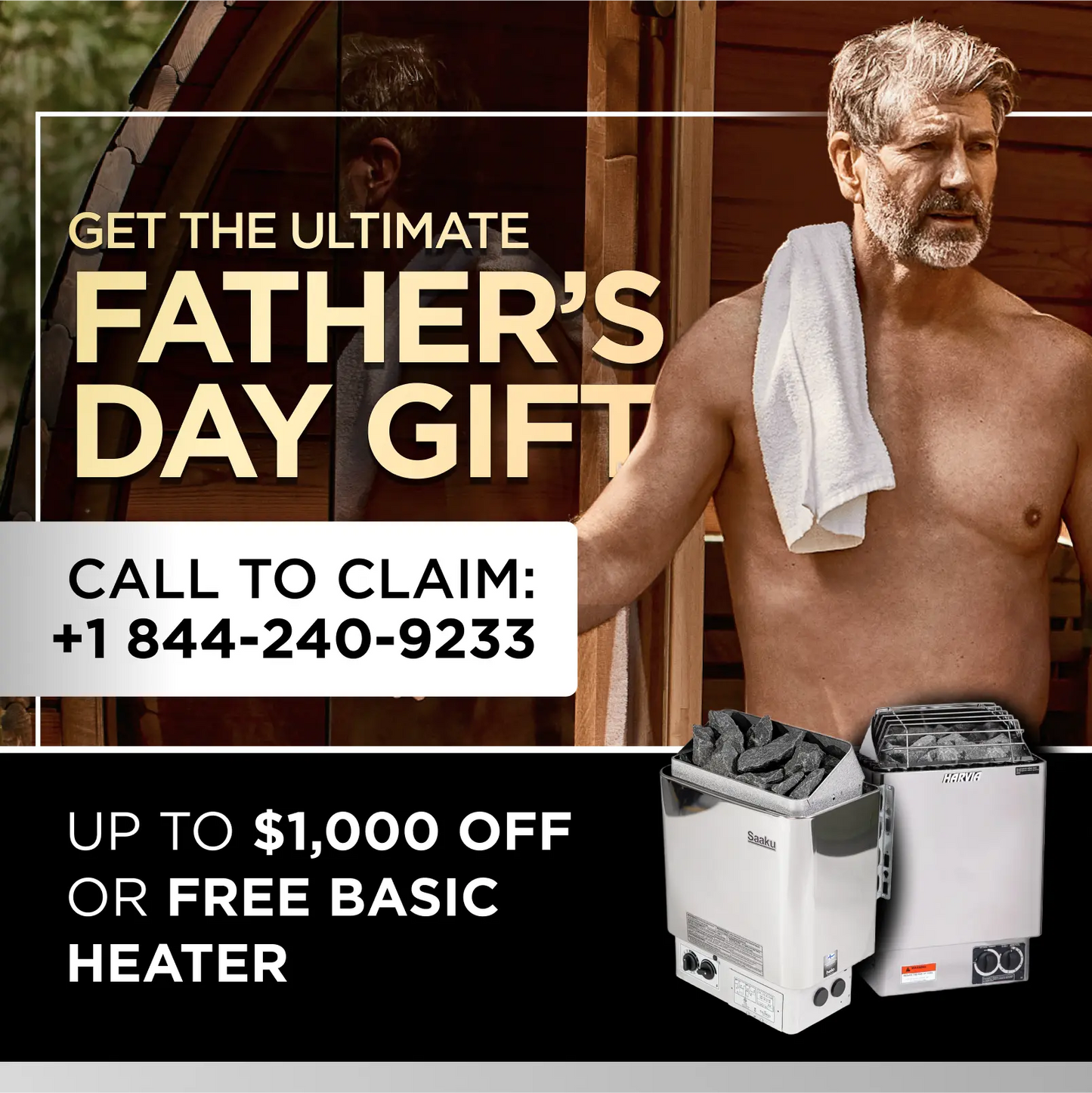 Sierra S Plus Outdoor Cabin Sauna With Covered Area