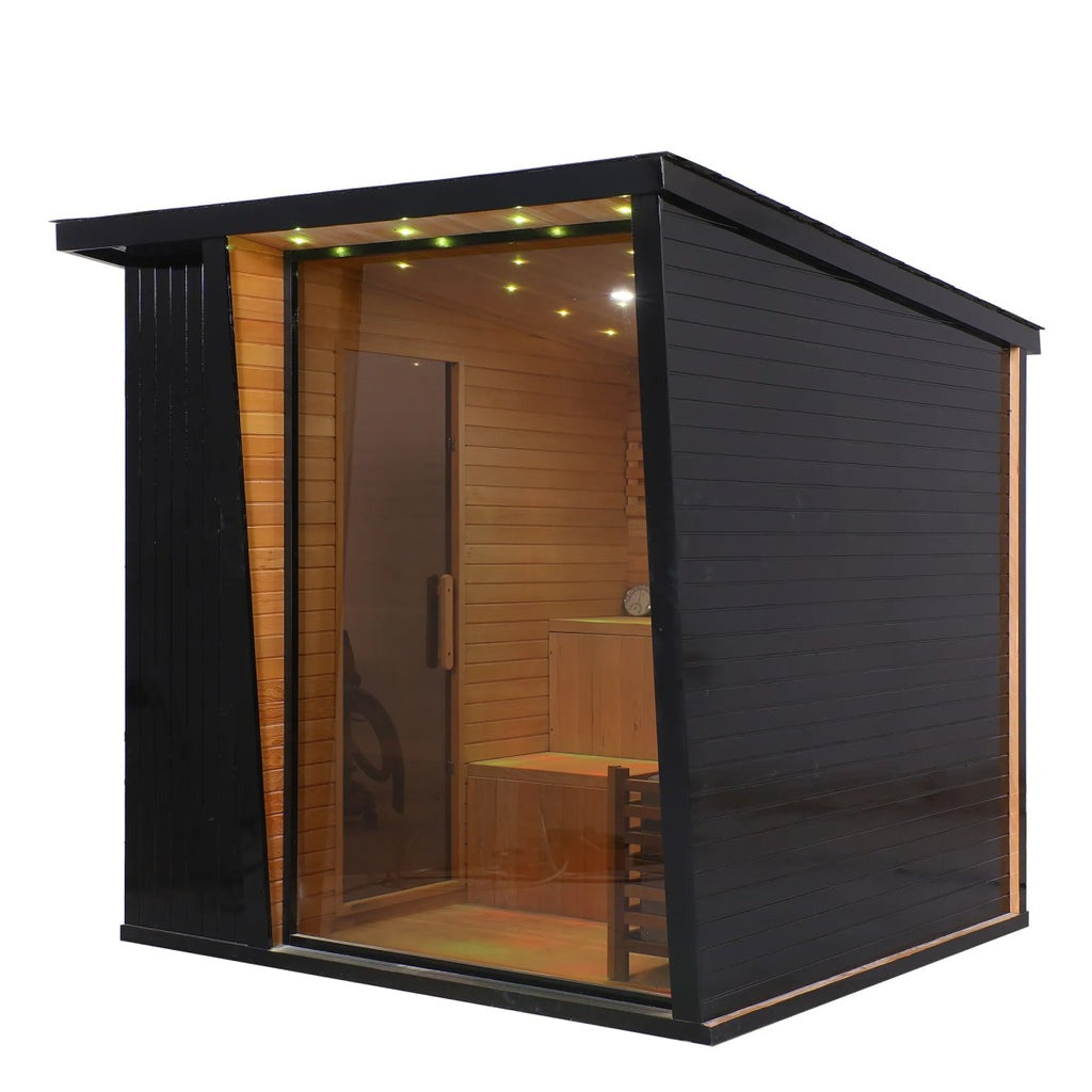 Vista Retreat Modern Outdoor Traditional Sauna