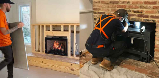 What is the Difference Between a Built-In Fireplace and a Fireplace Insert?