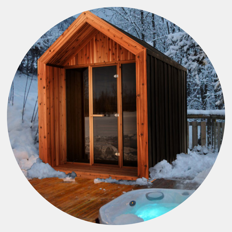 Cube Hudson Sauna