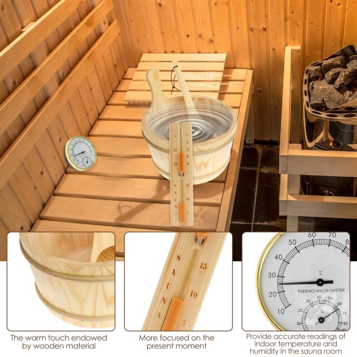 Royal 4-Person Indoor Traditional Steam Sauna