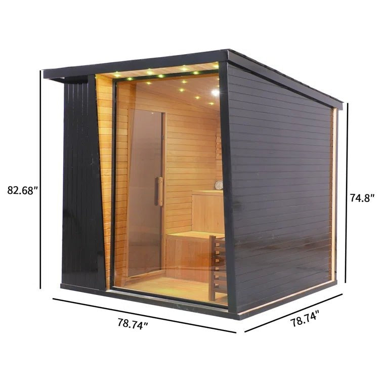 Vista Retreat Modern Outdoor Traditional Sauna
