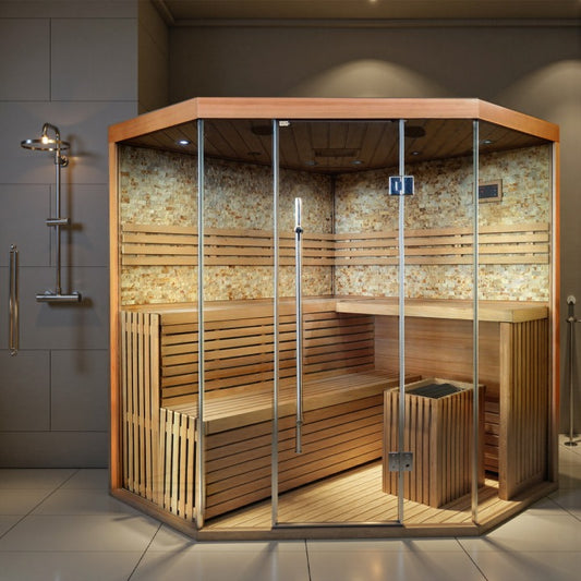 Royal 4-Person Indoor Traditional Steam Sauna